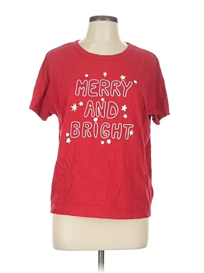 Pre-owned Old Navy Short Sleeve T-shirt In Red