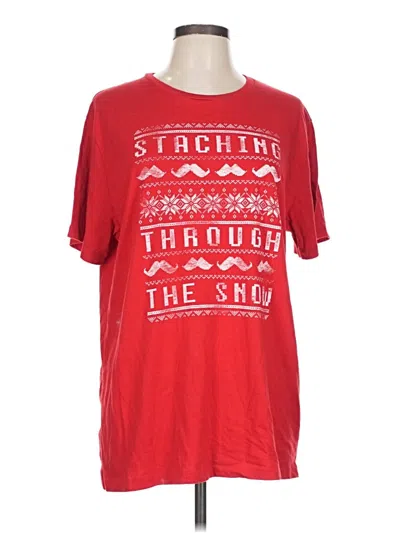 Pre-owned Old Navy Short Sleeve T-shirt In Red