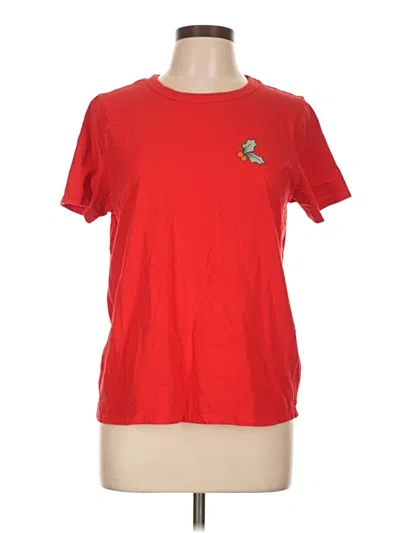 Pre-owned Old Navy Short Sleeve T-shirt In Red