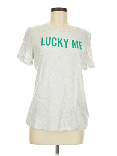 Pre-owned Old Navy Short Sleeve T-shirt In Silver