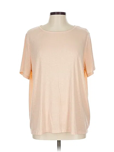 Pre-owned Old Navy Short Sleeve T-shirt In Tan