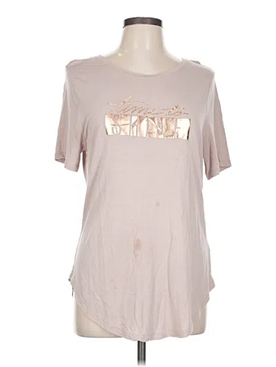Pre-owned Old Navy Short Sleeve T-shirt In Tan