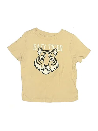 Pre-owned Old Navy Kids' Short Sleeve T-shirt In Tan
