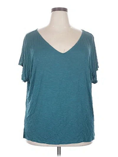 Pre-owned Old Navy Short Sleeve T-shirt In Teal