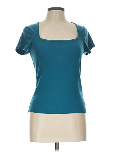 Pre-owned Old Navy Short Sleeve T-shirt In Teal