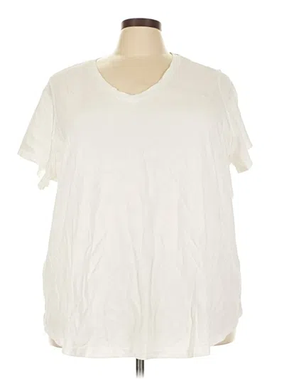 Pre-owned Old Navy Short Sleeve T-shirt In White