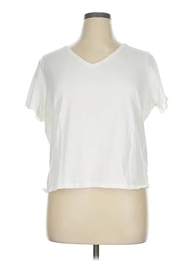 Pre-owned Old Navy Short Sleeve T-shirt In White