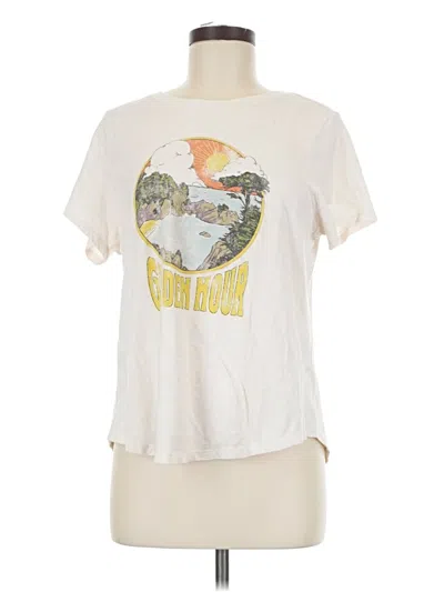 Pre-owned Old Navy Short Sleeve T-shirt In White