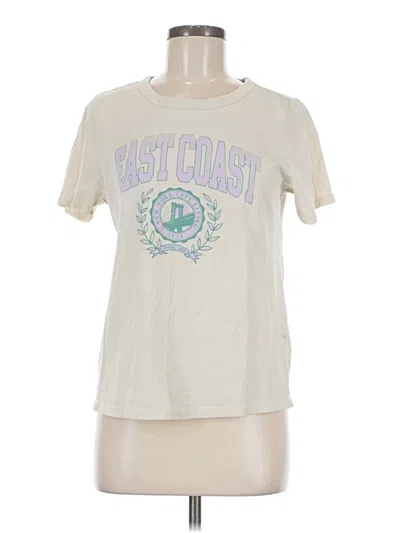 Pre-owned Old Navy Short Sleeve T-shirt In White