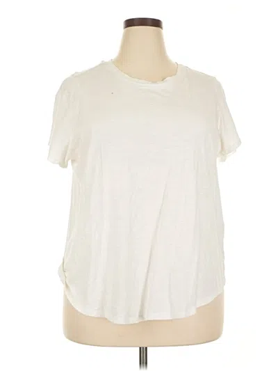 Pre-owned Old Navy Short Sleeve T-shirt In White