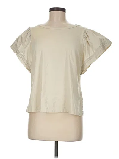 Pre-owned Old Navy Short Sleeve T-shirt In White