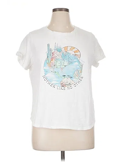 Pre-owned Old Navy Short Sleeve T-shirt In White