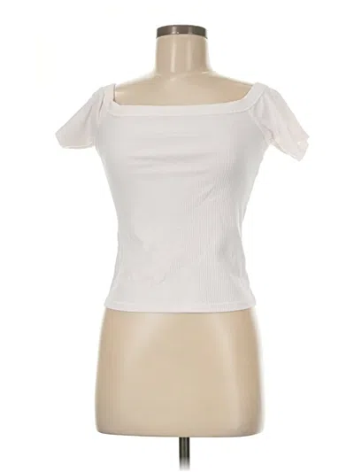 Pre-owned Old Navy Short Sleeve T-shirt In White