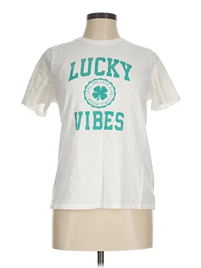 Pre-owned Old Navy Short Sleeve T-shirt In White