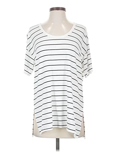 Pre-owned Old Navy Short Sleeve T-shirt In White