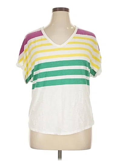 Pre-owned Old Navy Short Sleeve T-shirt In White