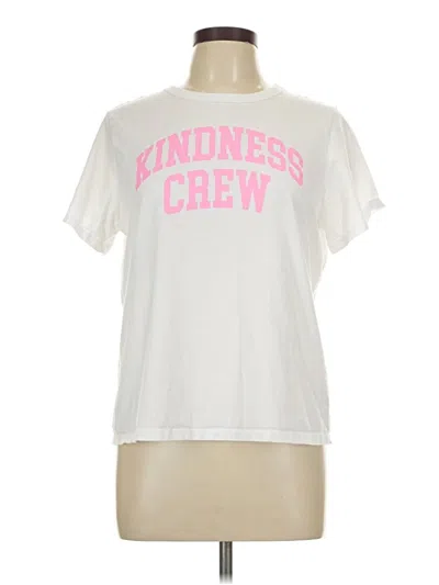 Pre-owned Old Navy Short Sleeve T-shirt In White