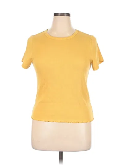 Pre-owned Old Navy Short Sleeve T-shirt In Yellow