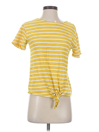 Pre-owned Old Navy Short Sleeve T-shirt In Yellow