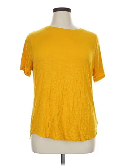 Pre-owned Old Navy Short Sleeve T-shirt In Yellow