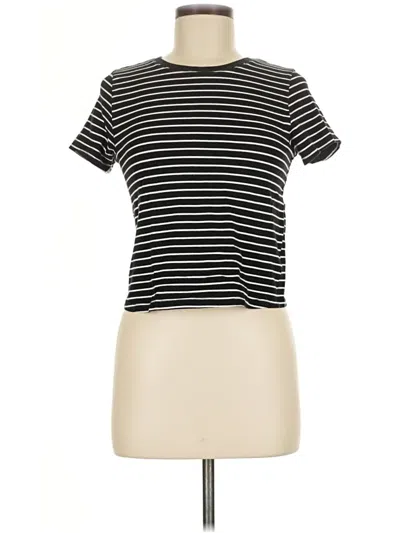 Pre-owned Old Navy Short Sleeve Turtleneck In Black