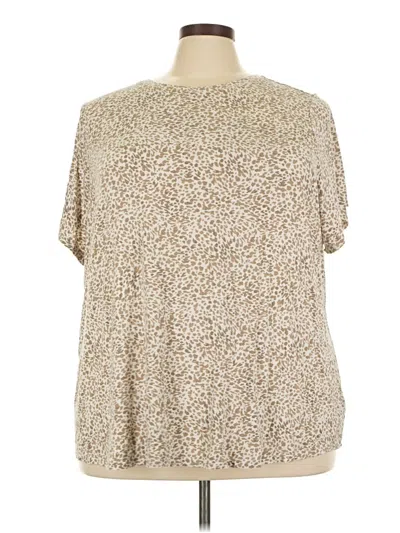 Pre-owned Old Navy Short Sleeve Turtleneck In Brown