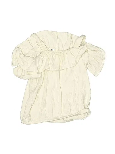 Pre-owned Old Navy Babies' Short Sleeve Turtleneck In Ivory