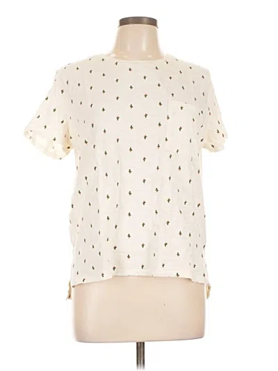 Pre-owned Old Navy Short Sleeve Turtleneck In White
