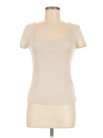 Pre-owned Old Navy Short Sleeve Turtleneck In White