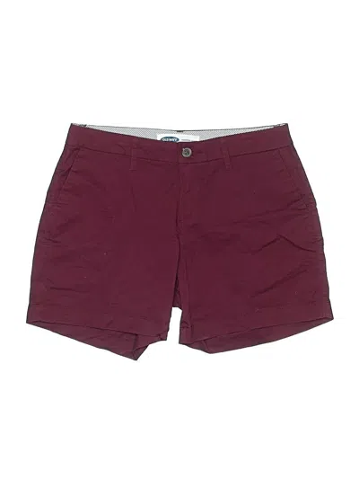 Pre-owned Old Navy Shorts In Burgundy