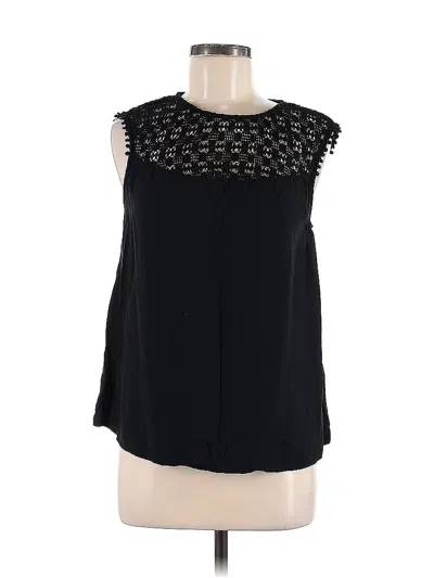 Pre-owned Old Navy Sleeveless Blouse In Black
