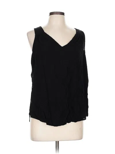 Pre-owned Old Navy Sleeveless Blouse In Black