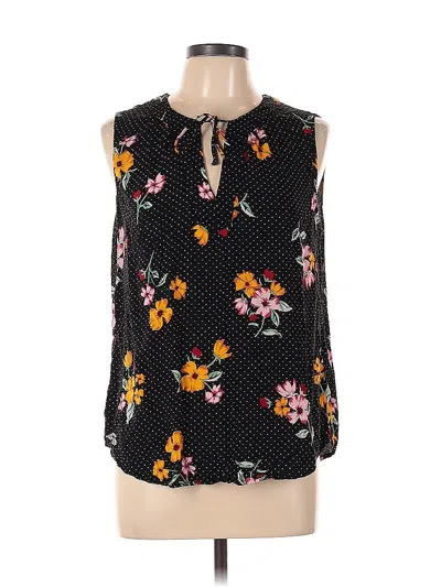 Pre-owned Old Navy Sleeveless Blouse In Black