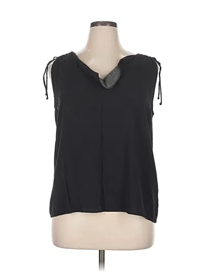 Pre-owned Old Navy Sleeveless Blouse In Black
