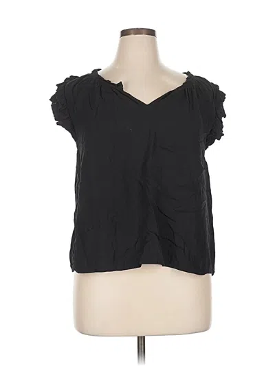 Pre-owned Old Navy Sleeveless Blouse In Black