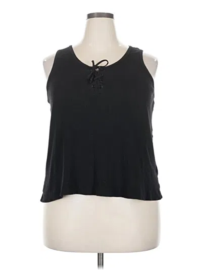 Pre-owned Old Navy Sleeveless Blouse In Black