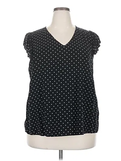 Pre-owned Old Navy Sleeveless Blouse In Black