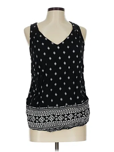 Pre-owned Old Navy Sleeveless Blouse In Black