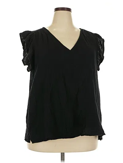 Pre-owned Old Navy Sleeveless Blouse In Black