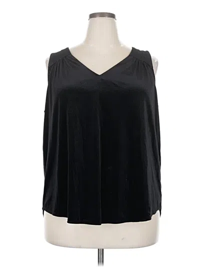 Pre-owned Old Navy Sleeveless Blouse In Black