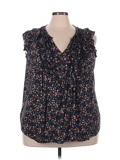 Pre-owned Old Navy Sleeveless Blouse In Black