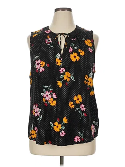 Pre-owned Old Navy Sleeveless Blouse In Black