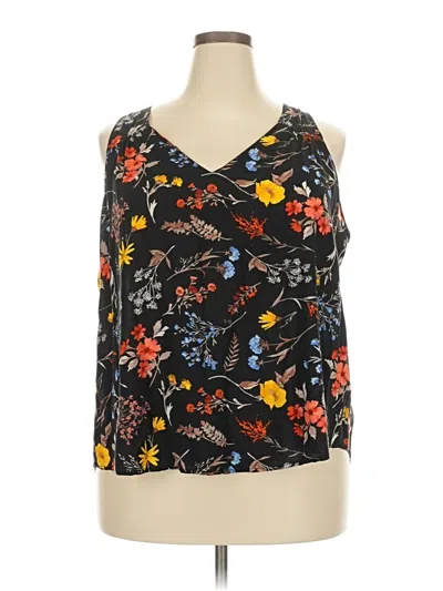 Pre-owned Old Navy Sleeveless Blouse In Black