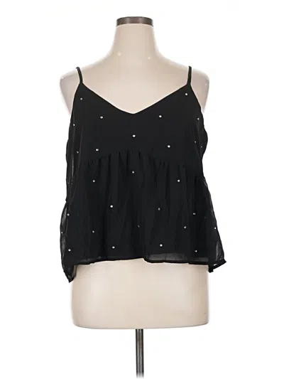 Pre-owned Old Navy Sleeveless Blouse In Black