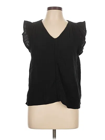 Pre-owned Old Navy Sleeveless Blouse In Black