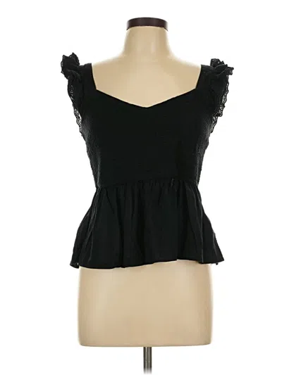 Pre-owned Old Navy Sleeveless Blouse In Black