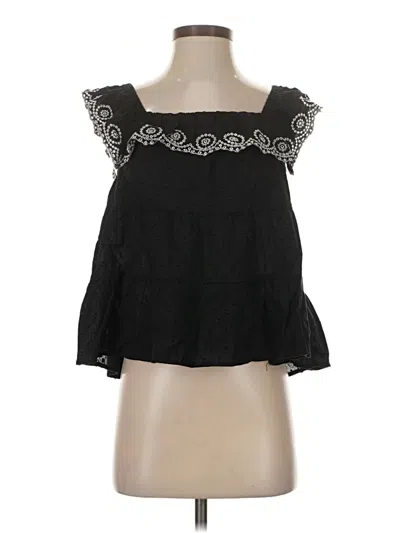 Pre-owned Old Navy Sleeveless Blouse In Black