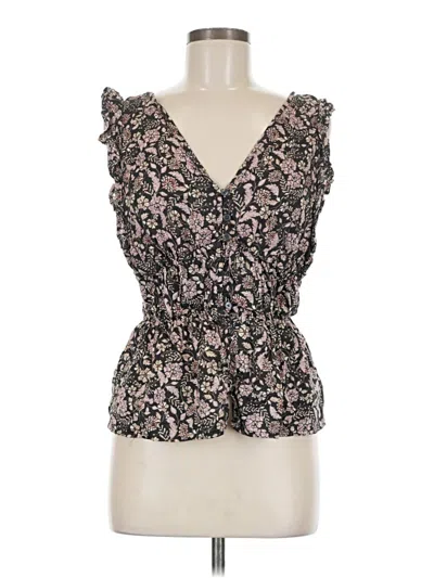 Pre-owned Old Navy Sleeveless Blouse In Black