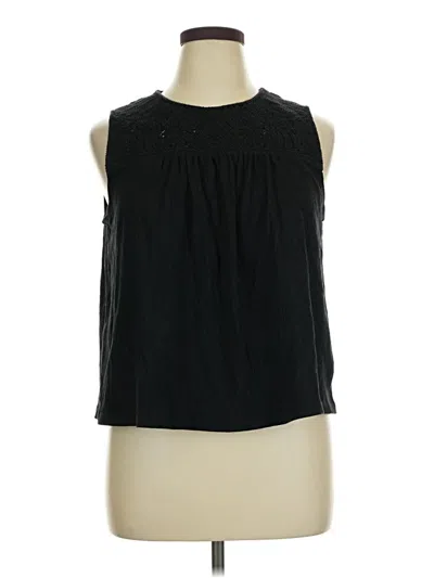 Pre-owned Old Navy Sleeveless Blouse In Black