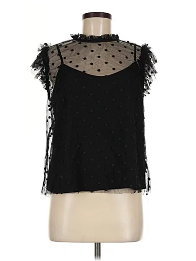 Pre-owned Old Navy Sleeveless Blouse In Black